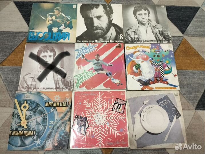 Виниловые пластинки СССР