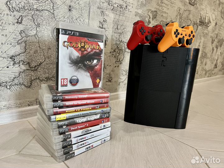 TOP Sony PS3 500gb + 500 Игр + Прошита + Джойстики