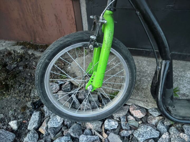 Самокат на надувных колёсах бу