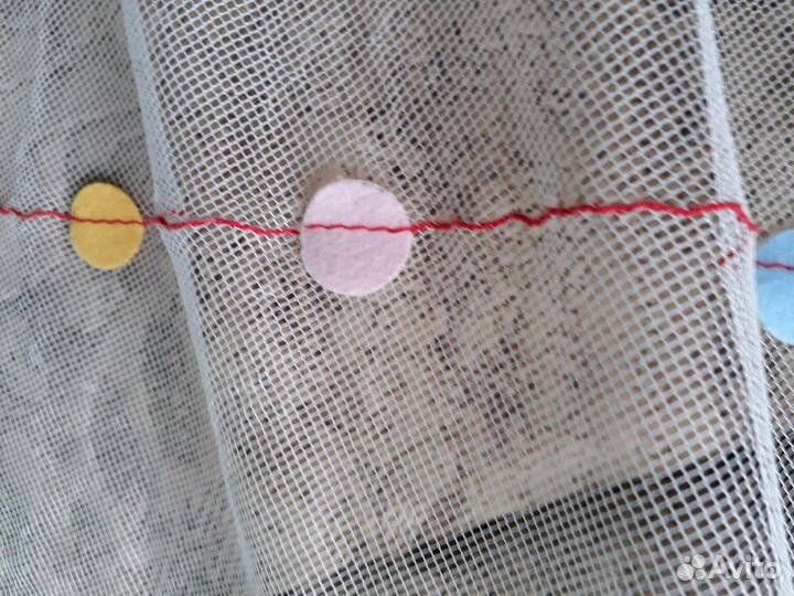 Полог-шатер для детской кроватки