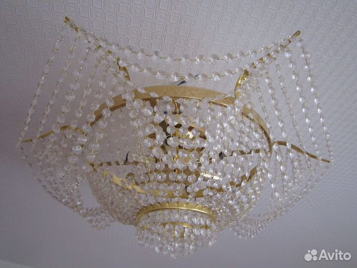 Люстра хрустальная Богемия. Чехия