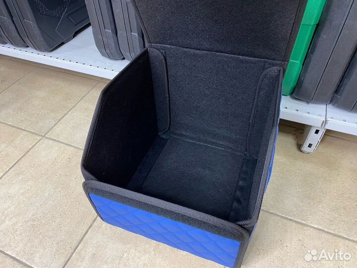 Органайзер в багажник - кофр в багажник 30см синий