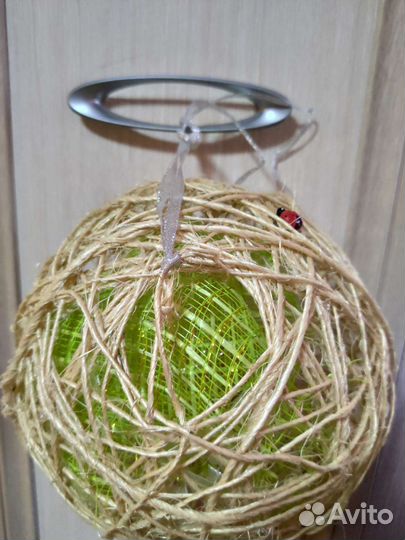 Светильник/абажур/шар из шпагата/ниток украшение