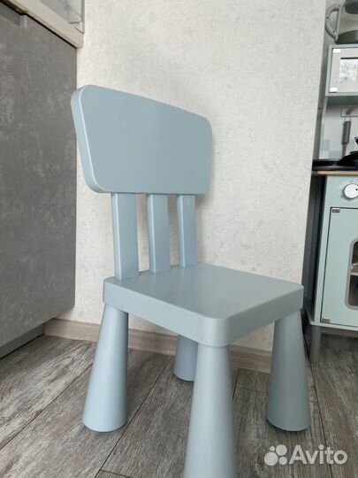 Детский стол и стул IKEA маммут