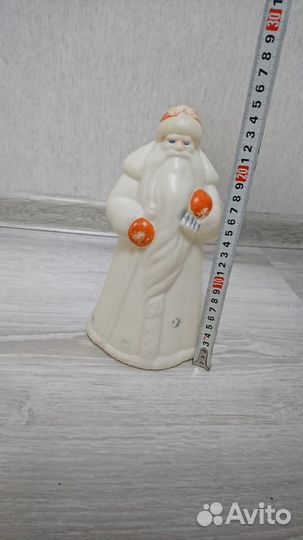 Дед мороз СССР, пластик, винтаж, елочная игрушка