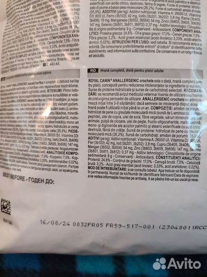 Сухой корм для кошек Royal Сanin Anallergenic