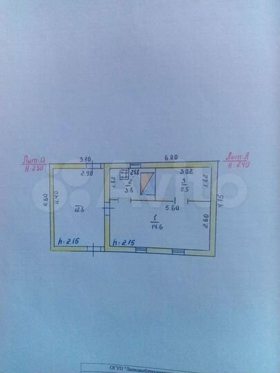 Дом 36,7 м² на участке 50 сот.