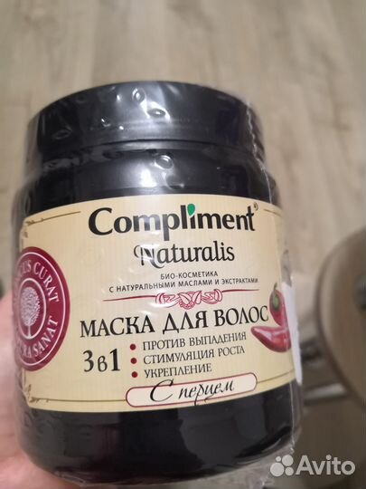 Новая Compliment маска для волос с перцем