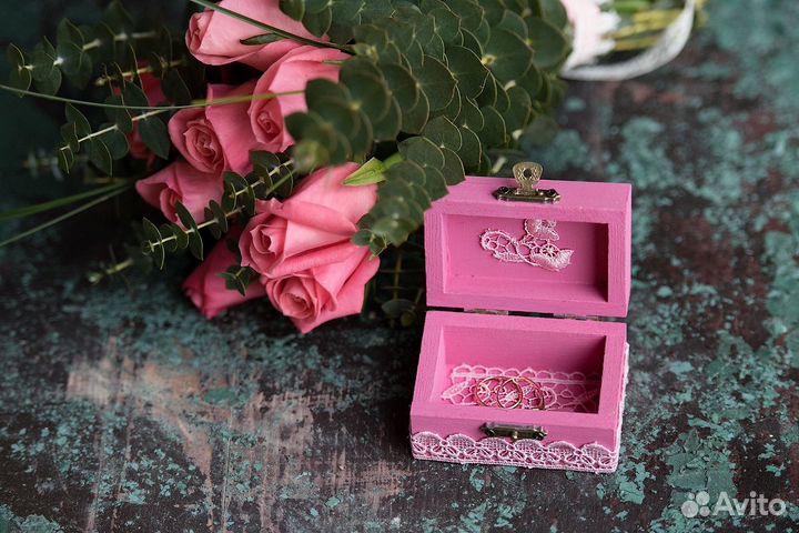 Свадебная шкатулка для колец