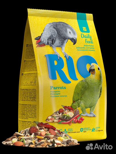 Rio корм для крупных попугаев 500гр