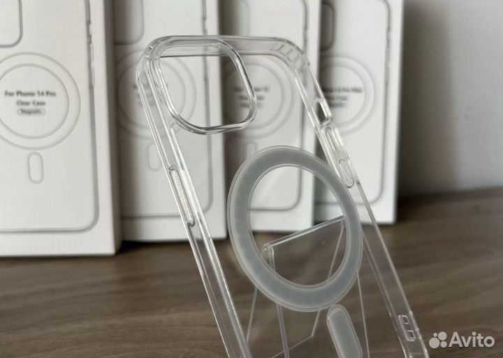 Прозрачный чехол с Magsafe на iPhone 11/12/13/14
