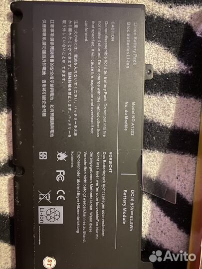 Аккумулятор на macbook