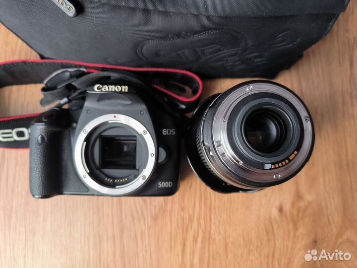 Cenon 500 с объективом, фотовспышкой и сумкой