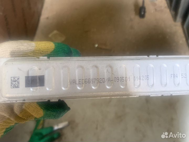 Радиатор отопителя печки renault megane 3