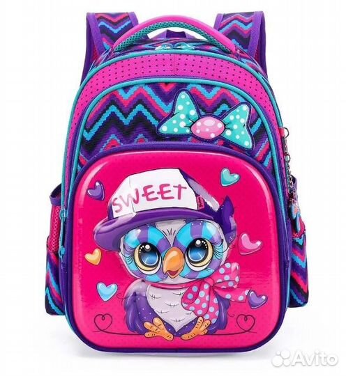 Рюкзак школьный Maksimm для девочек с совой