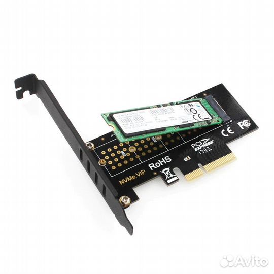 Адаптер M.2 на pcie X4 для SSD NVMe