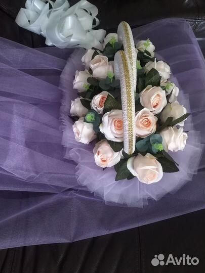 Свадебные украшения на машину