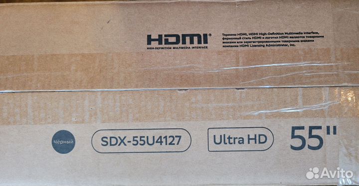 Новый 4К телевизор Sber sdx-55u4127