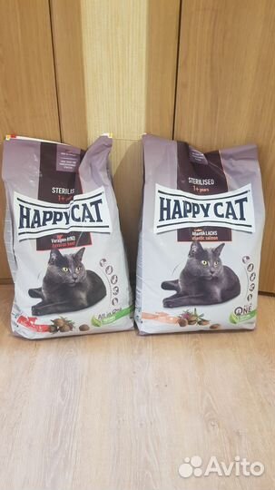 Корм для кошек Happy cat 10кг