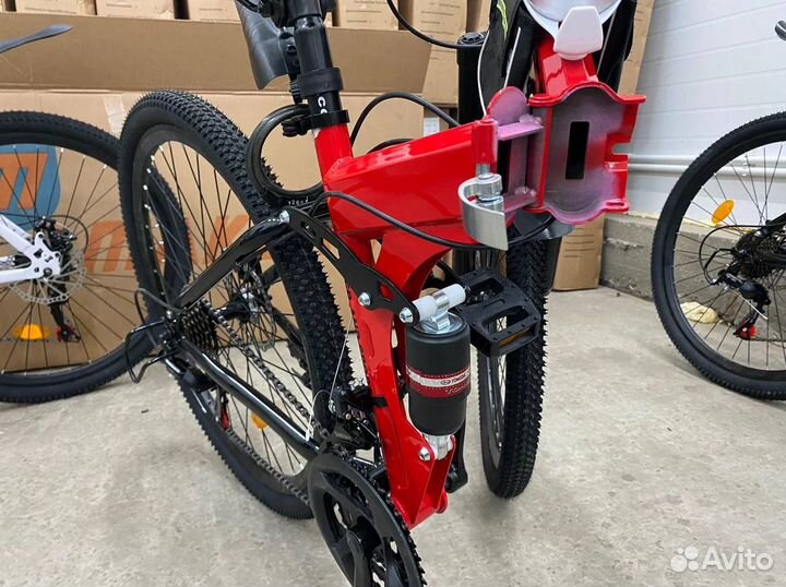 Велосипед складной новый розница красный