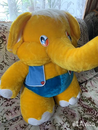 Большая мягкая игрушка слон