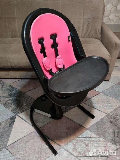 Стульчик для кормления mima moon черный