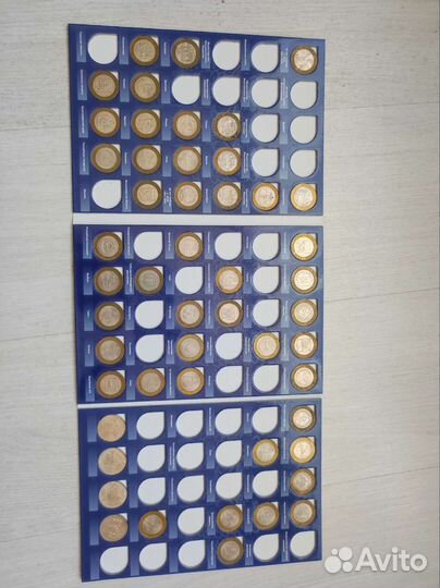 Памятные десятирублевые монеты россии