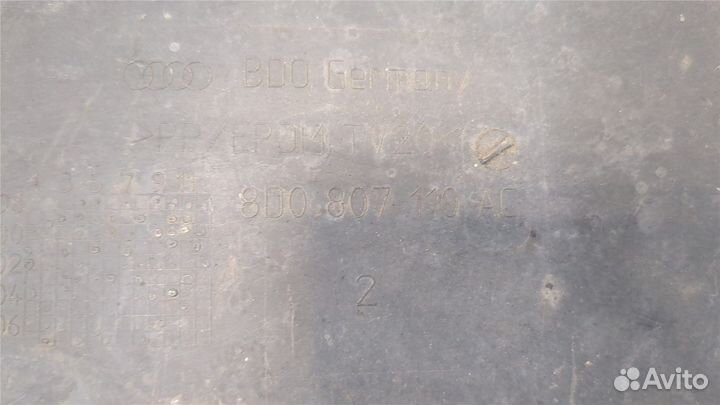 Юбка бампера нижняя Audi A4 (B5), 2000