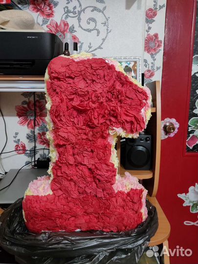 Цифра 1 на годик