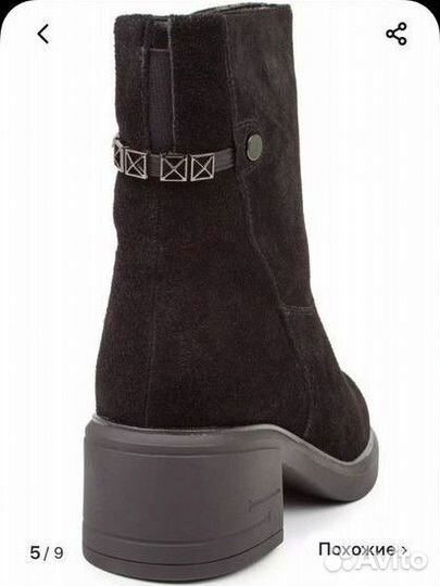 Ботинки женские зима 38 размера натуральная замша