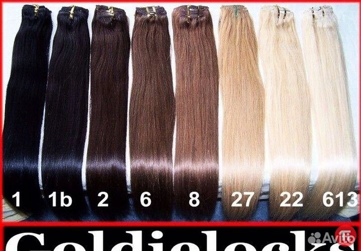 Накладные пряди на заколках и парики