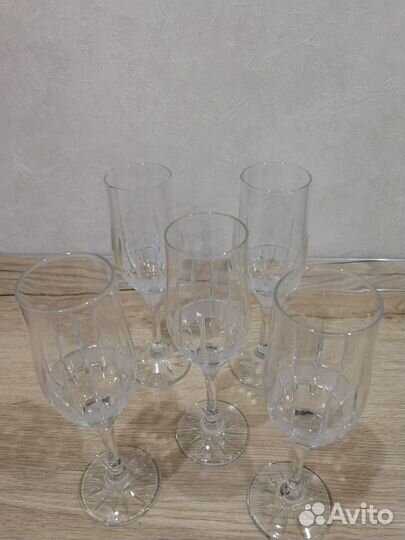 Фужеры для шампанского и вина