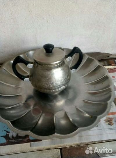 Сахарница из нержавейки