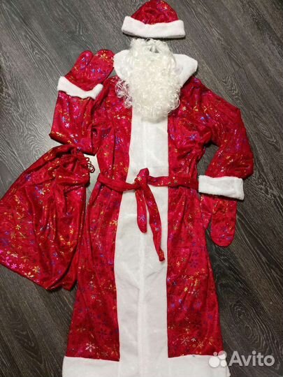 Костюм мороза дед мороз снегурочка