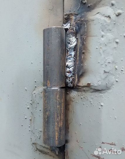 Сварщик.Ремонт-петли.Ворота.Покраска