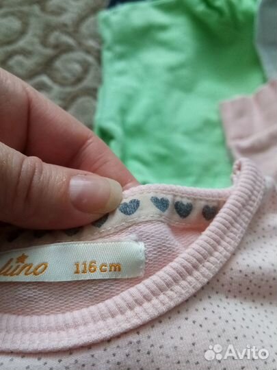 Вещи пакетом на девочку 110 116