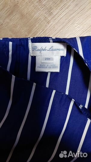 Ralf lauren платье 86-92 туфельки simonetta 22р