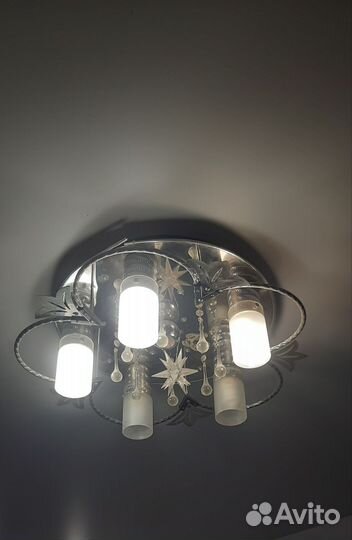Люстра потолочная бу