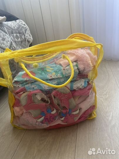 Вещи на девочку пакетом 62-86