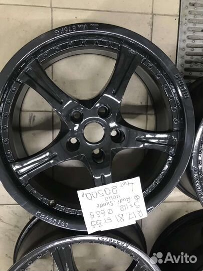 R17. J8. Et35 5-112. 66.5 mm Mercedes Audi Skoda