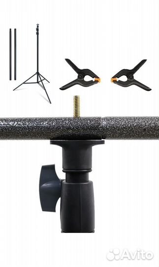 Стойка держатель для фонов