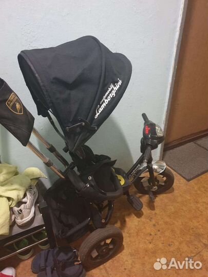 Детский трехколесный велосипед lamborghini