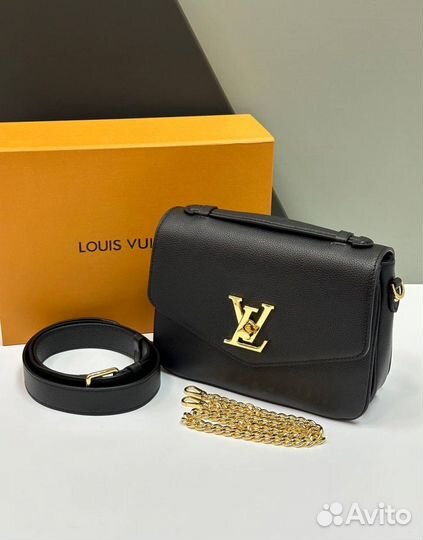 Сумка женская кожаная louis vuitton oxford черная