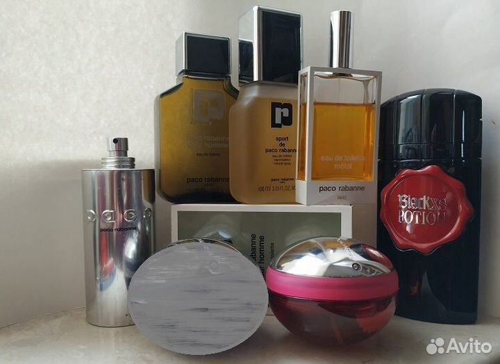 Givenchy, Bvlgari,Paco Rabanne от 3 до 30 мл