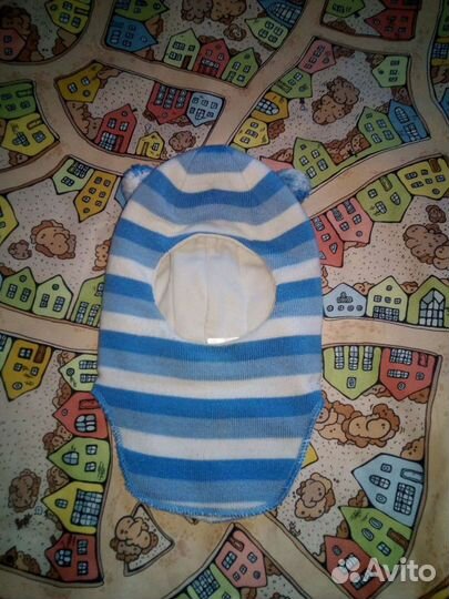 Шапка шлем Daniil i Daniella размер 0-1 на 0-1-2 г