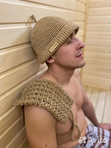 Шапка банная мужская