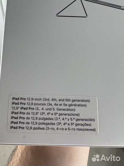 Чехол для iPad 12,9 M1 smart folio оригинал черный