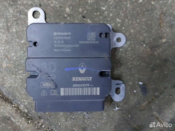 Блок управления SRS рено логан