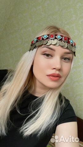 Очелье маска из цепей Бурга ручная работа