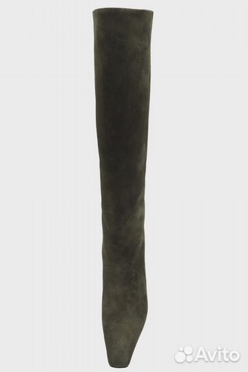 Vetiver сапоги Т/оливковые замша, квад.нос 303645